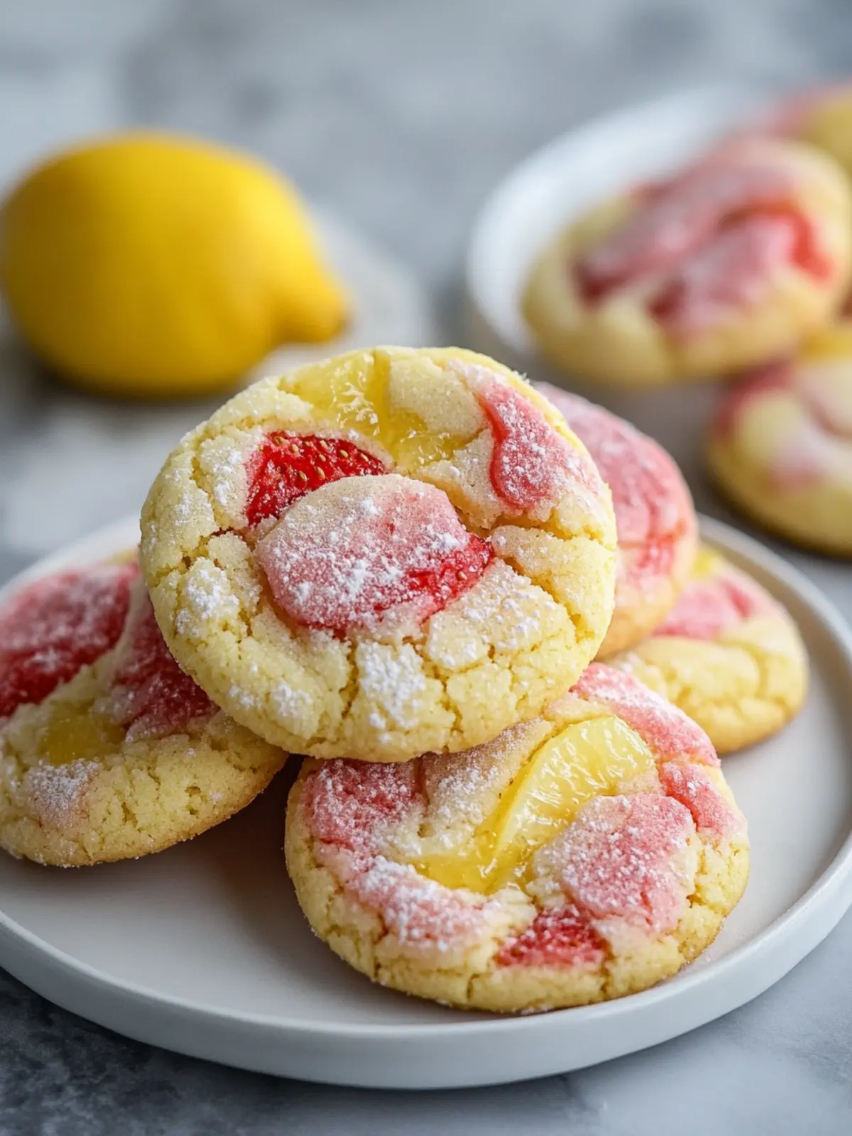 Strawberry Lemonade Cookie