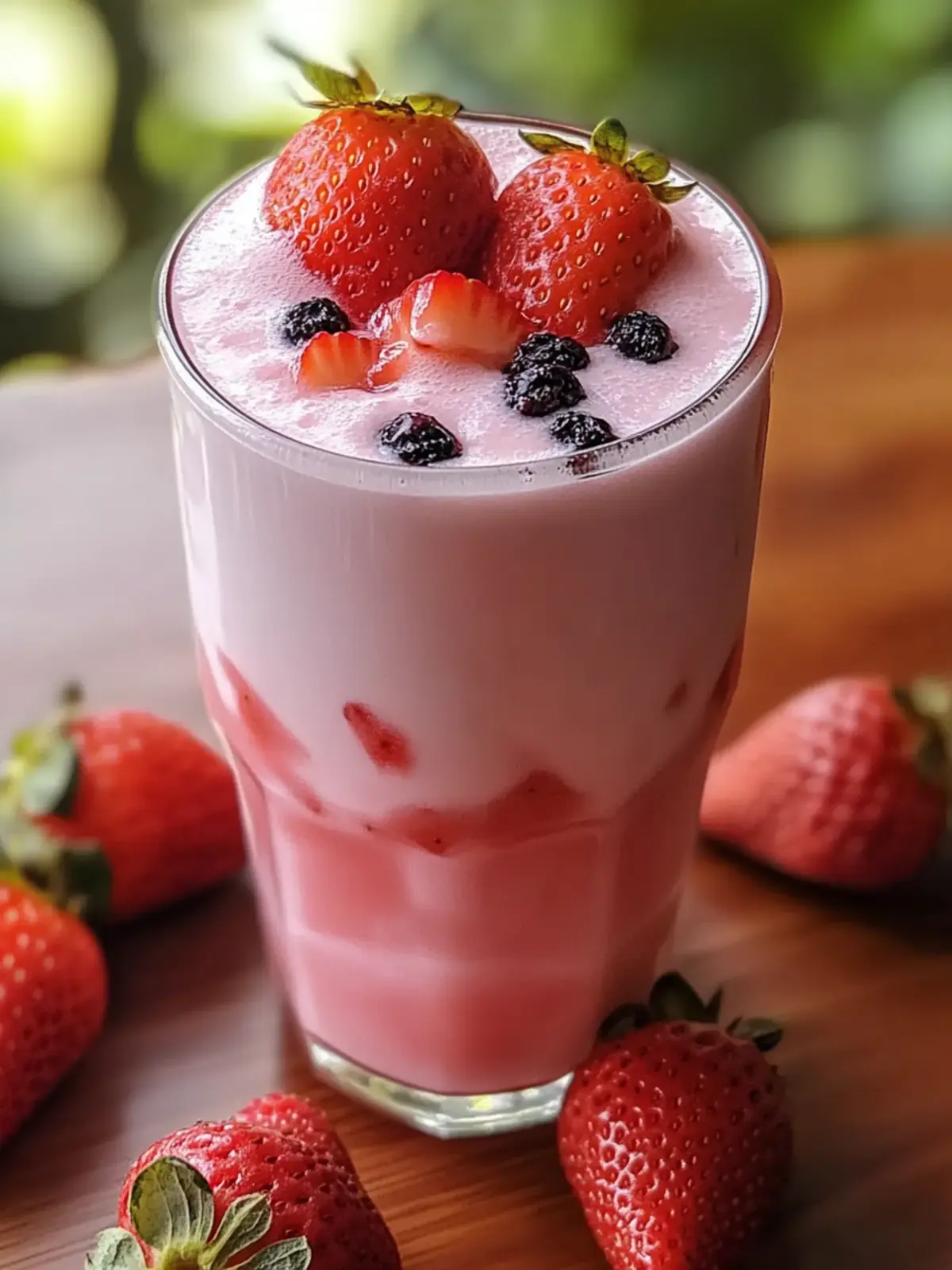 Strawberry Earl Grey Milk Tea