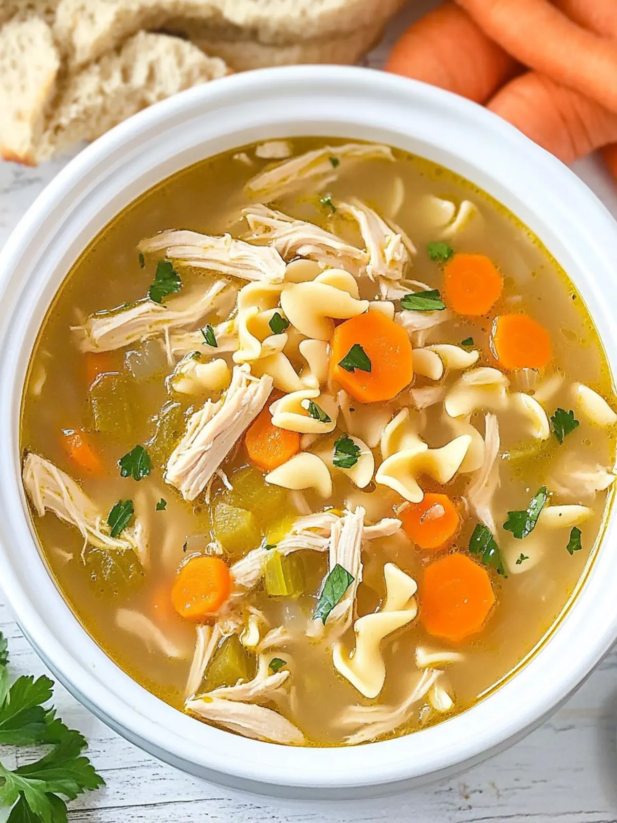 Crockpot Chicken Noodle Soup