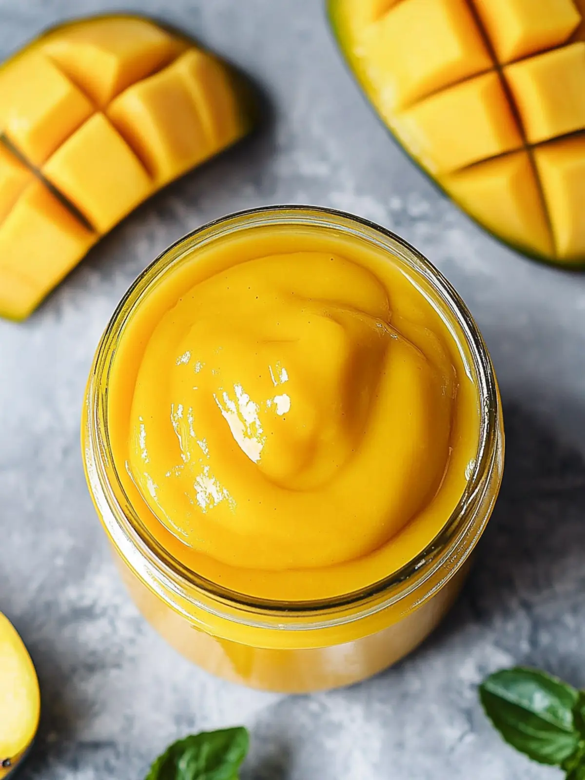 Easy Vegan Mango Curd