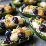 Blueberry Brie Jalapeño Poppers