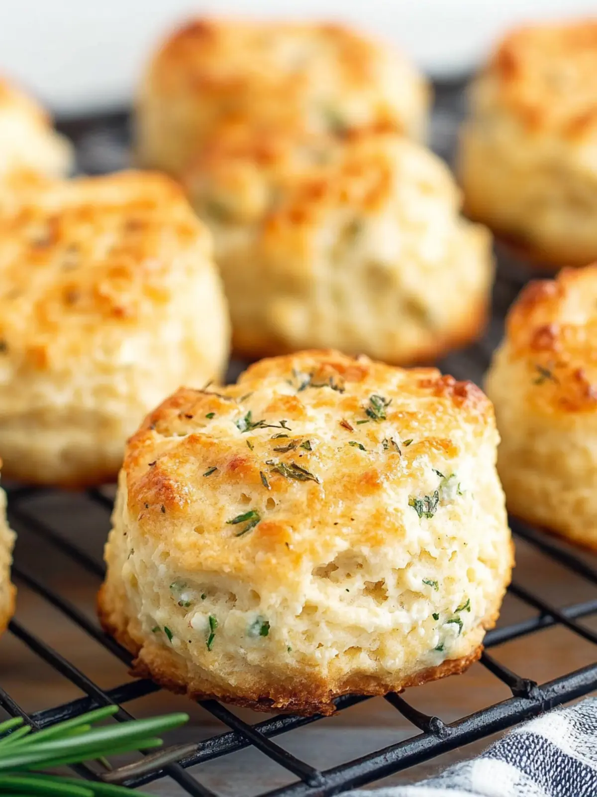 Herbed Cottage Cheese Biscuits