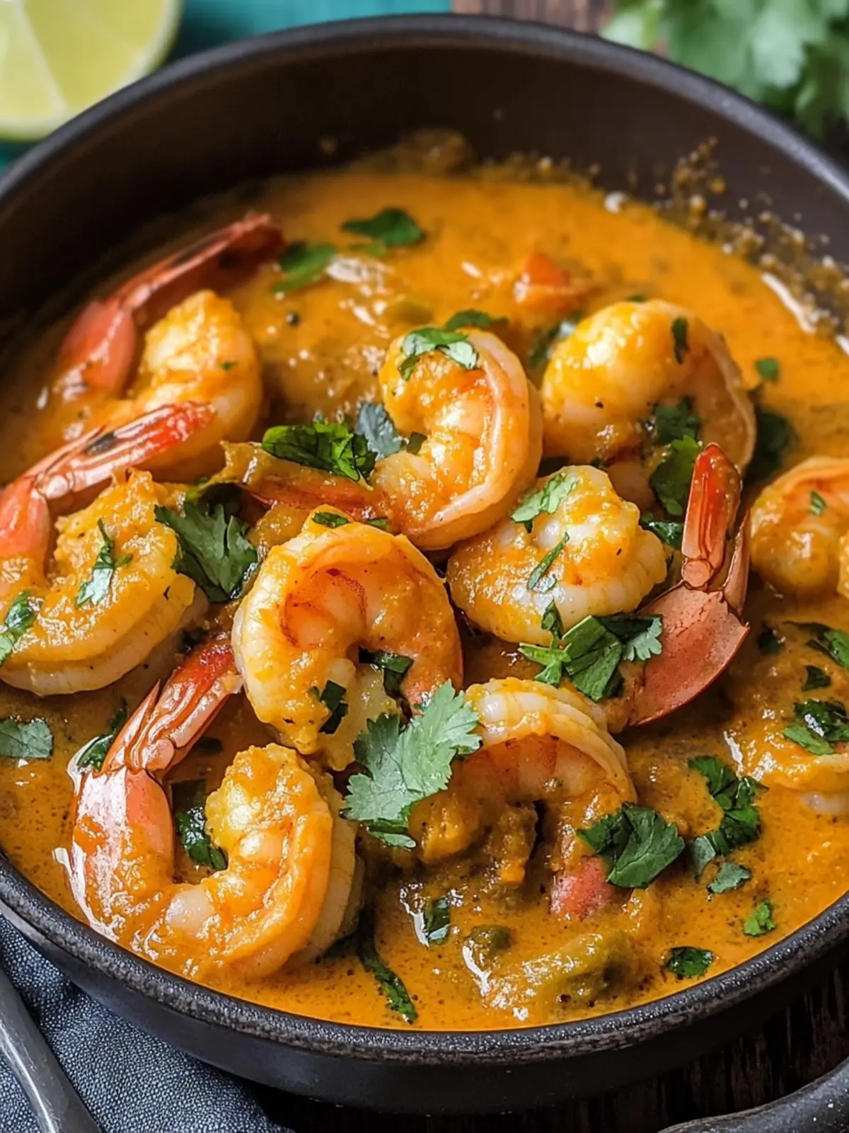 Zesty Indian Shrimp Curry