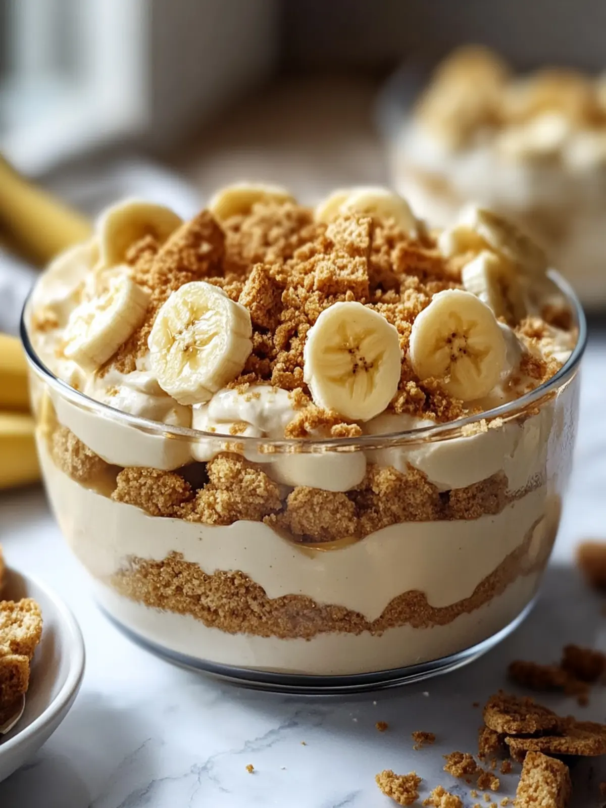 Creamy Biscoff Banana Pudding