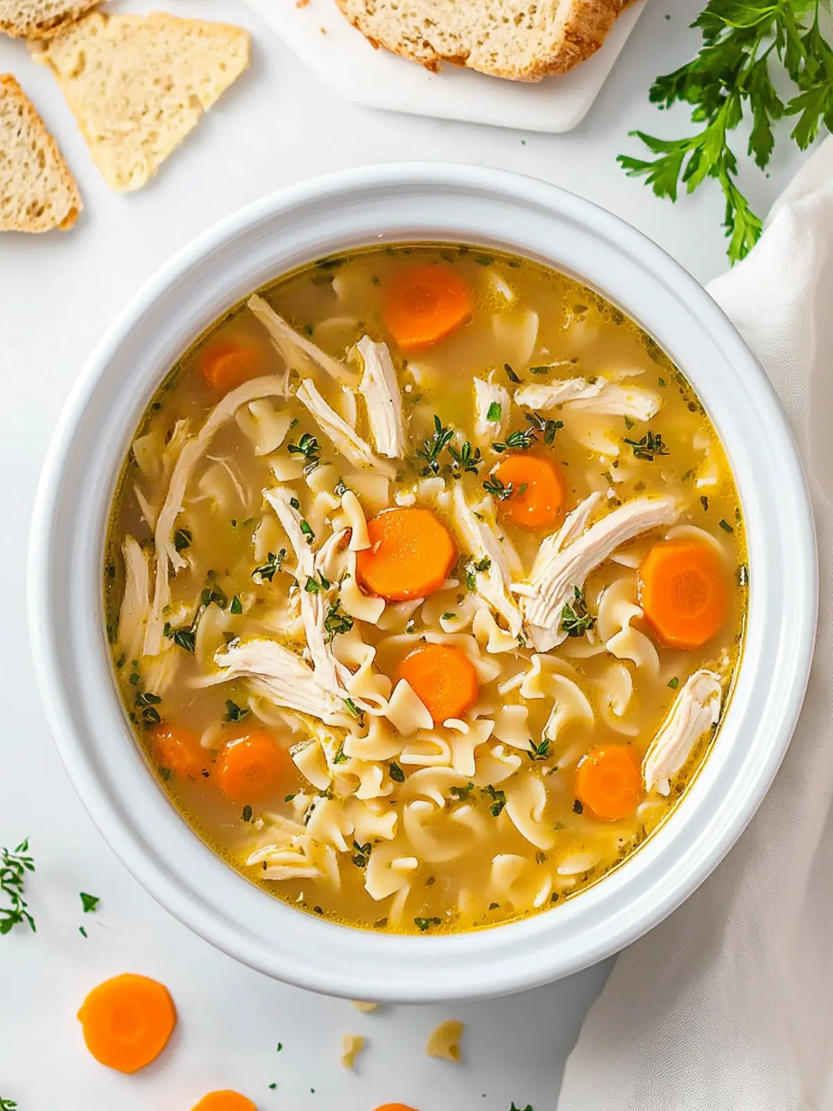 Crockpot Chicken Noodle Soup