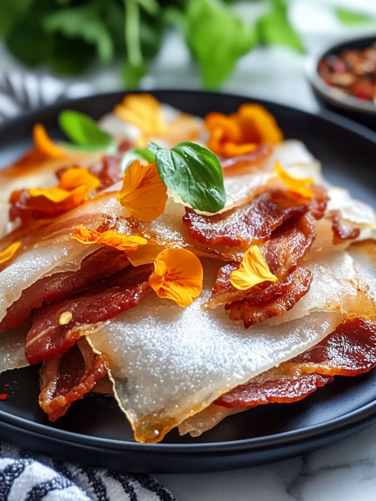 Vegan Rice Paper Bacon