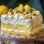 Lemon Pistachio Ricotta Cloud Cake