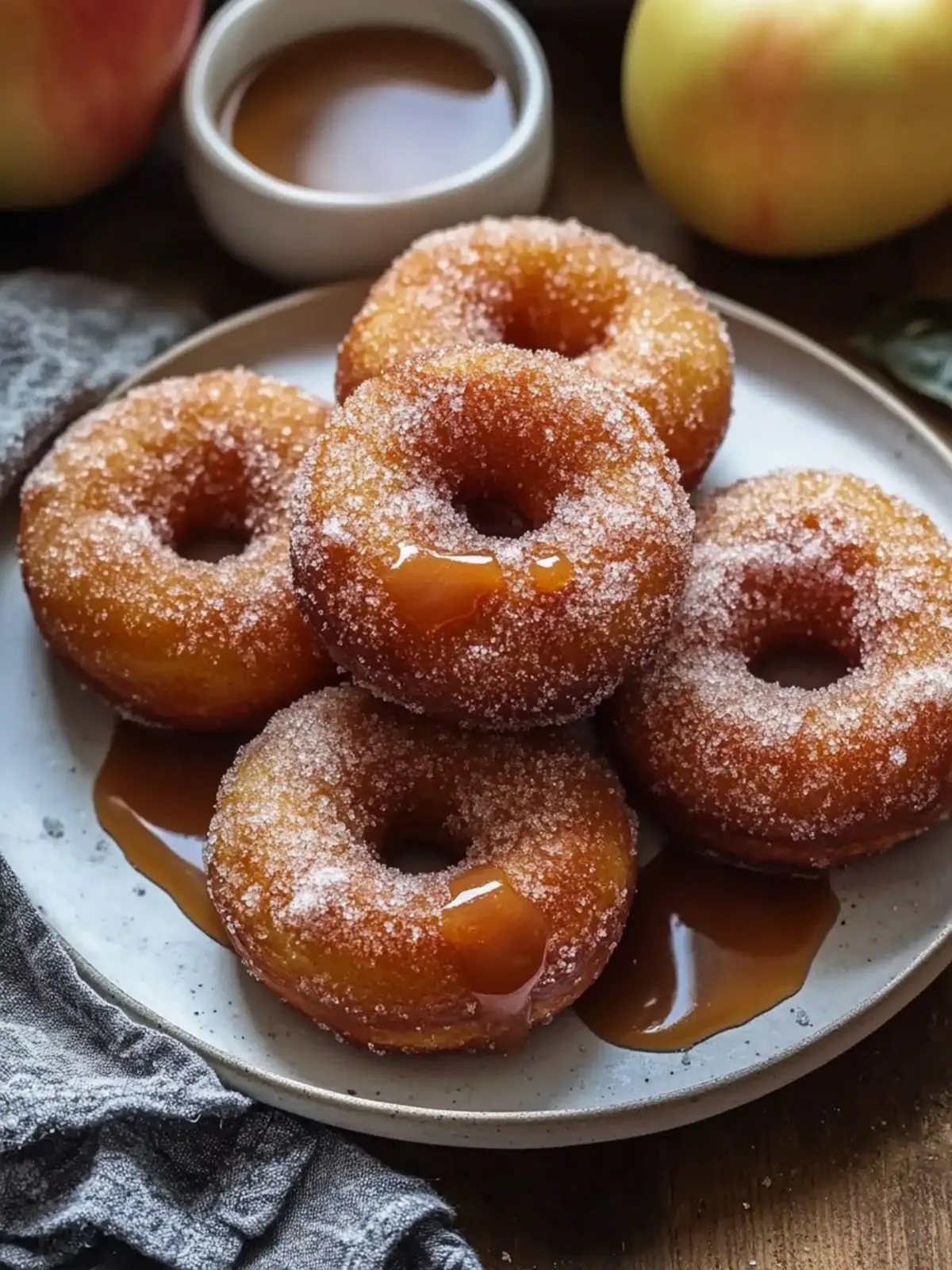 Caramel Apple Cider Donuts