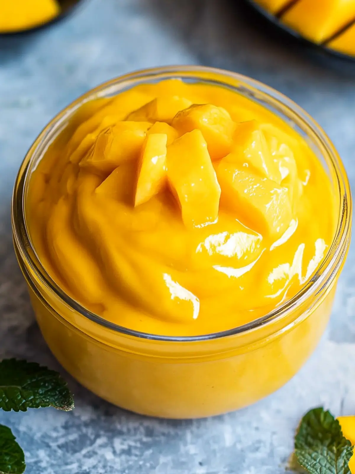 Easy Vegan Mango Curd