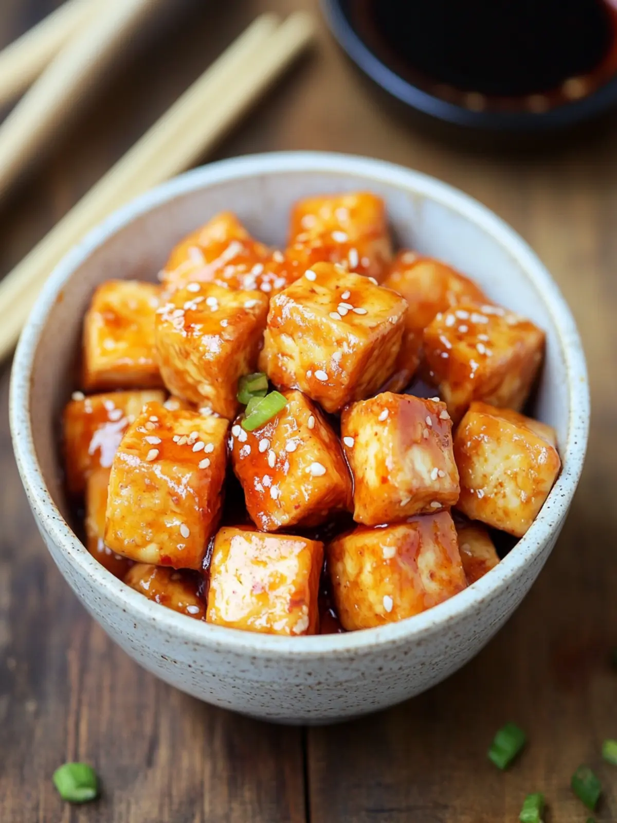 Honey Sriracha Tofu