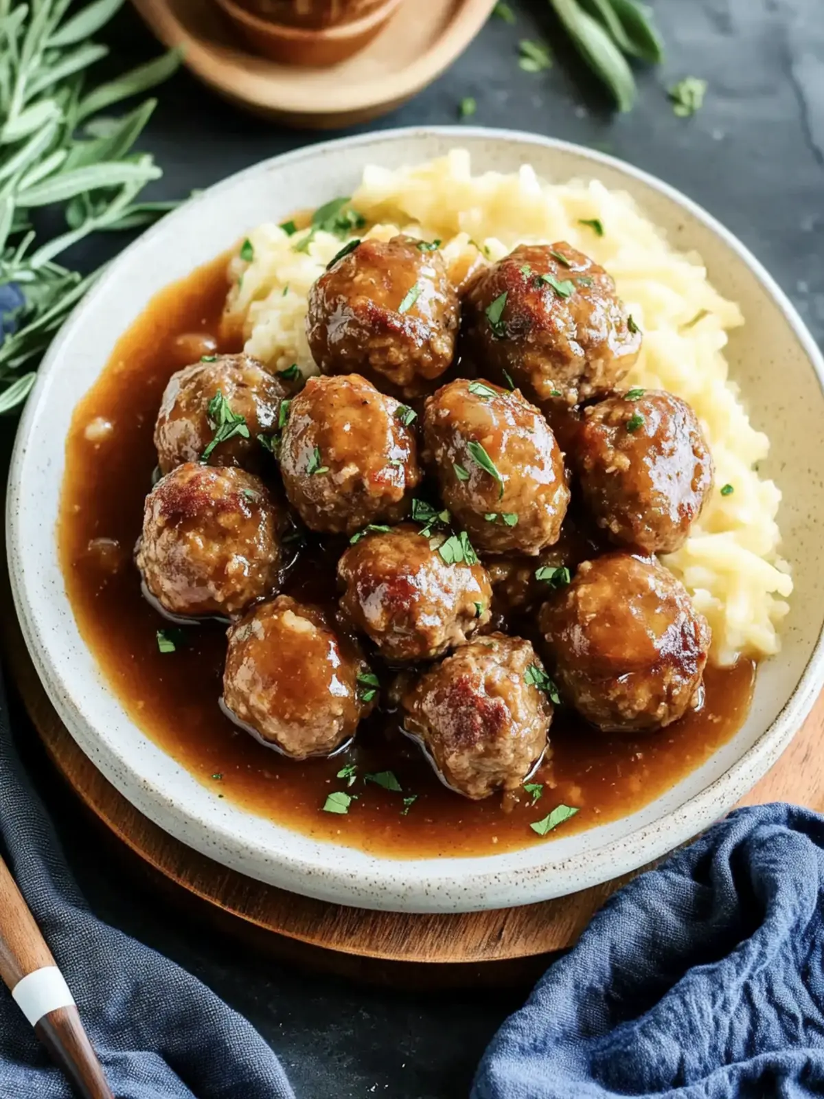 Salisbury Steak Meatballs