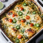 Salsa Verde Chicken Casserole