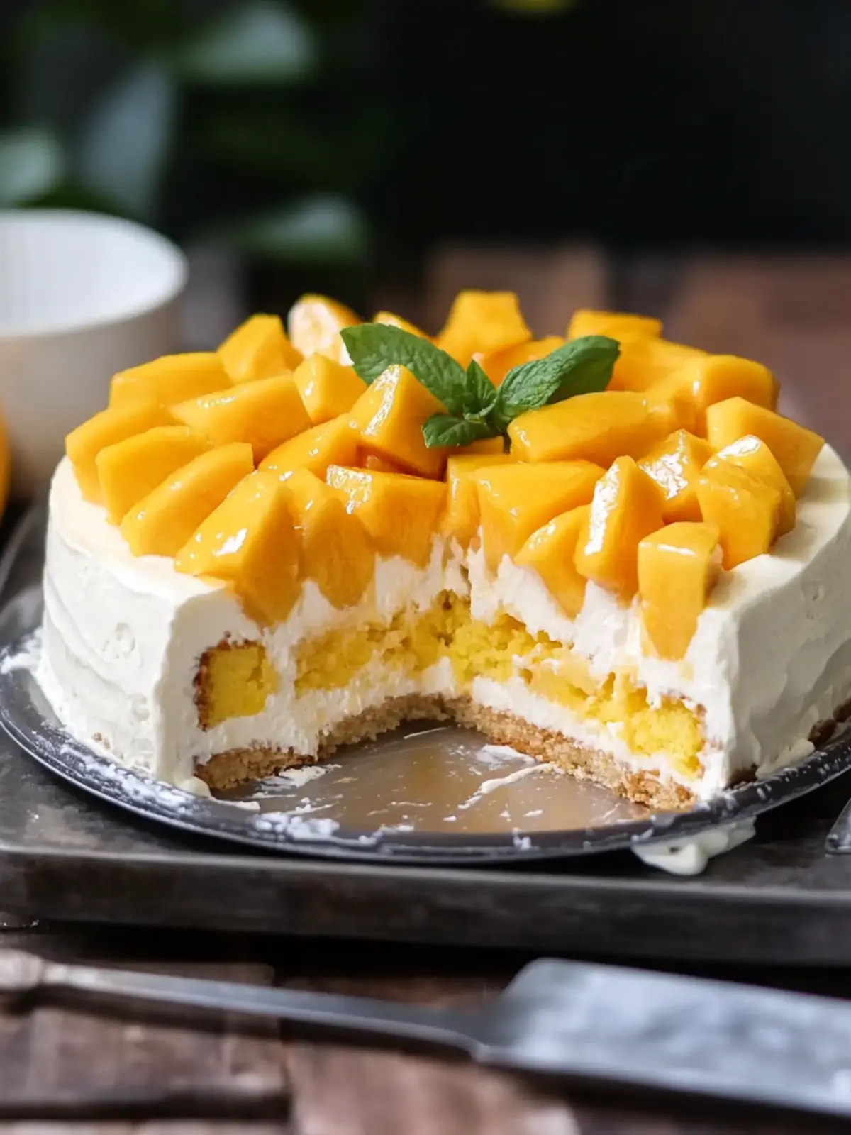 Mango Tres Leches Cake