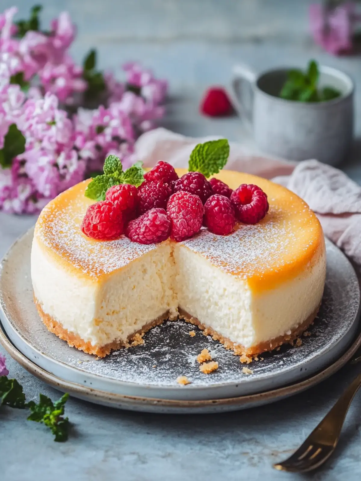 Creamy Viral 2-Ingredient Japanese Cheesecake