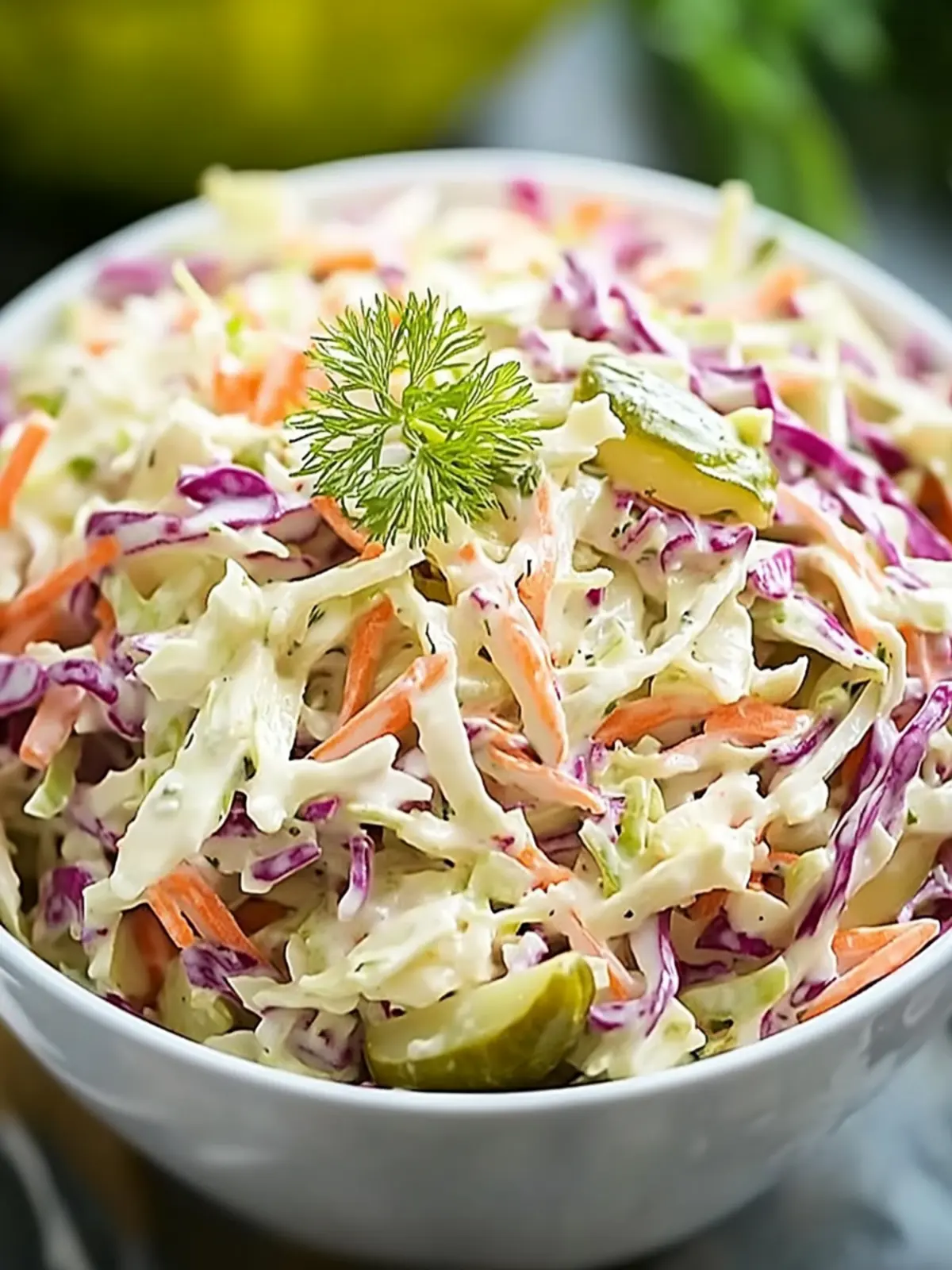 Tangy Dill Pickle Coleslaw That Will Brighten Your BBQ