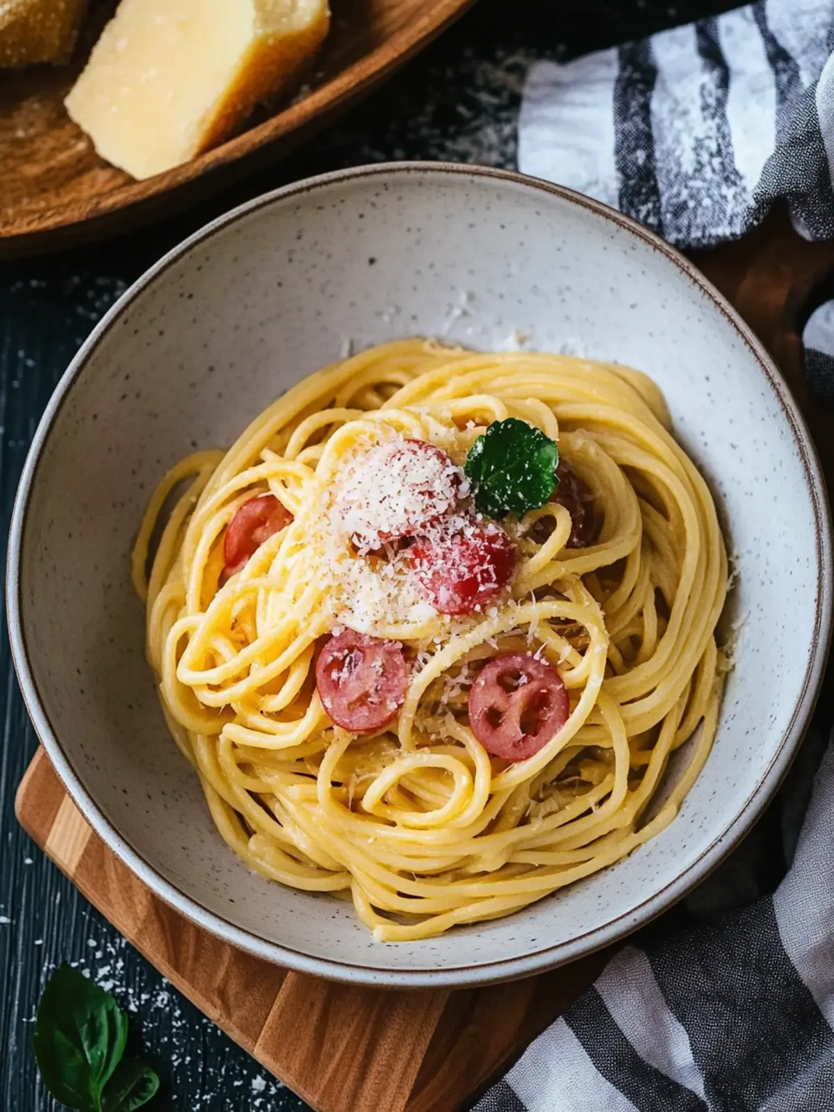 Tallarines a la Huancaina (Pasta Huancaina)