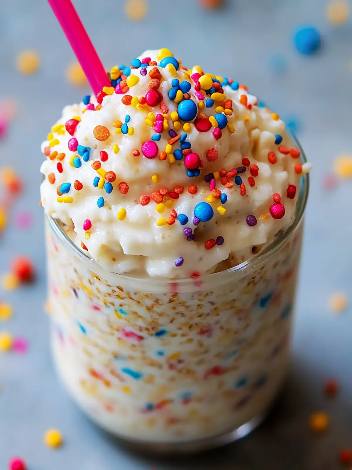 Birthday Cake Overnight Oats for a Happy Morning