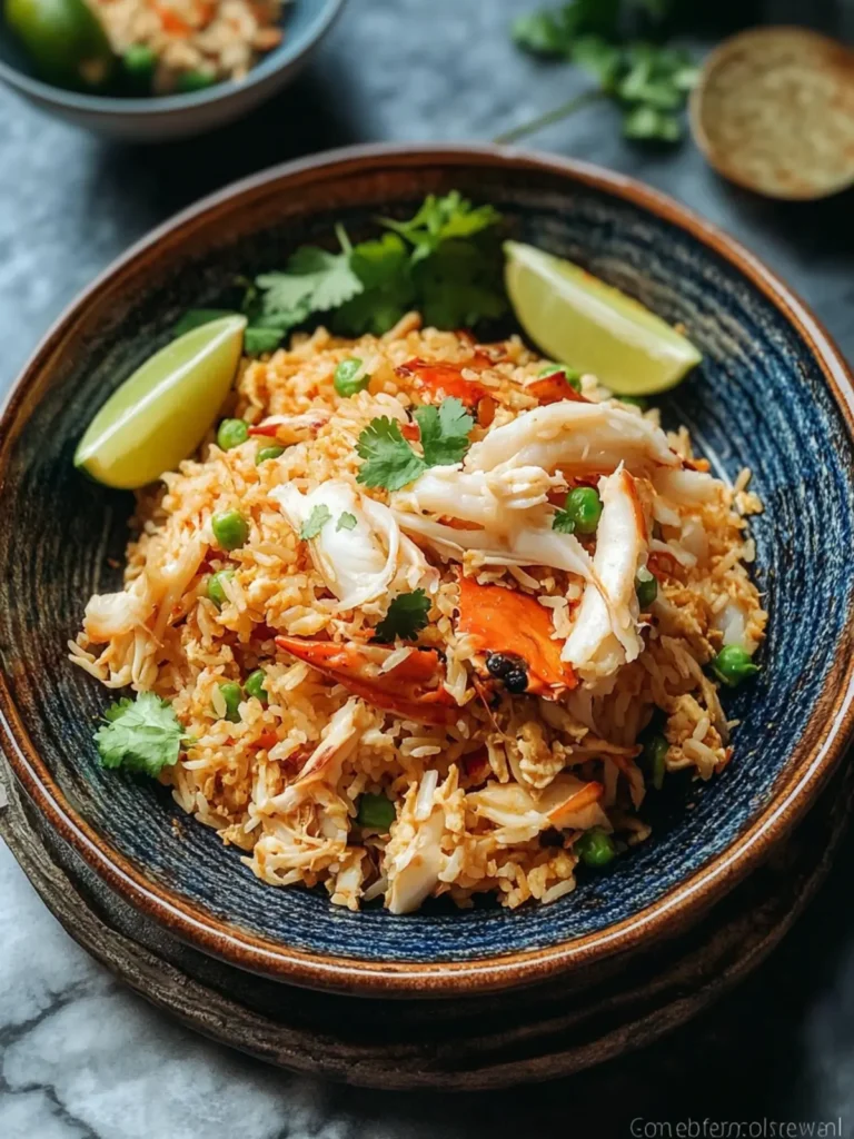Thai Style Crab Fried Rice