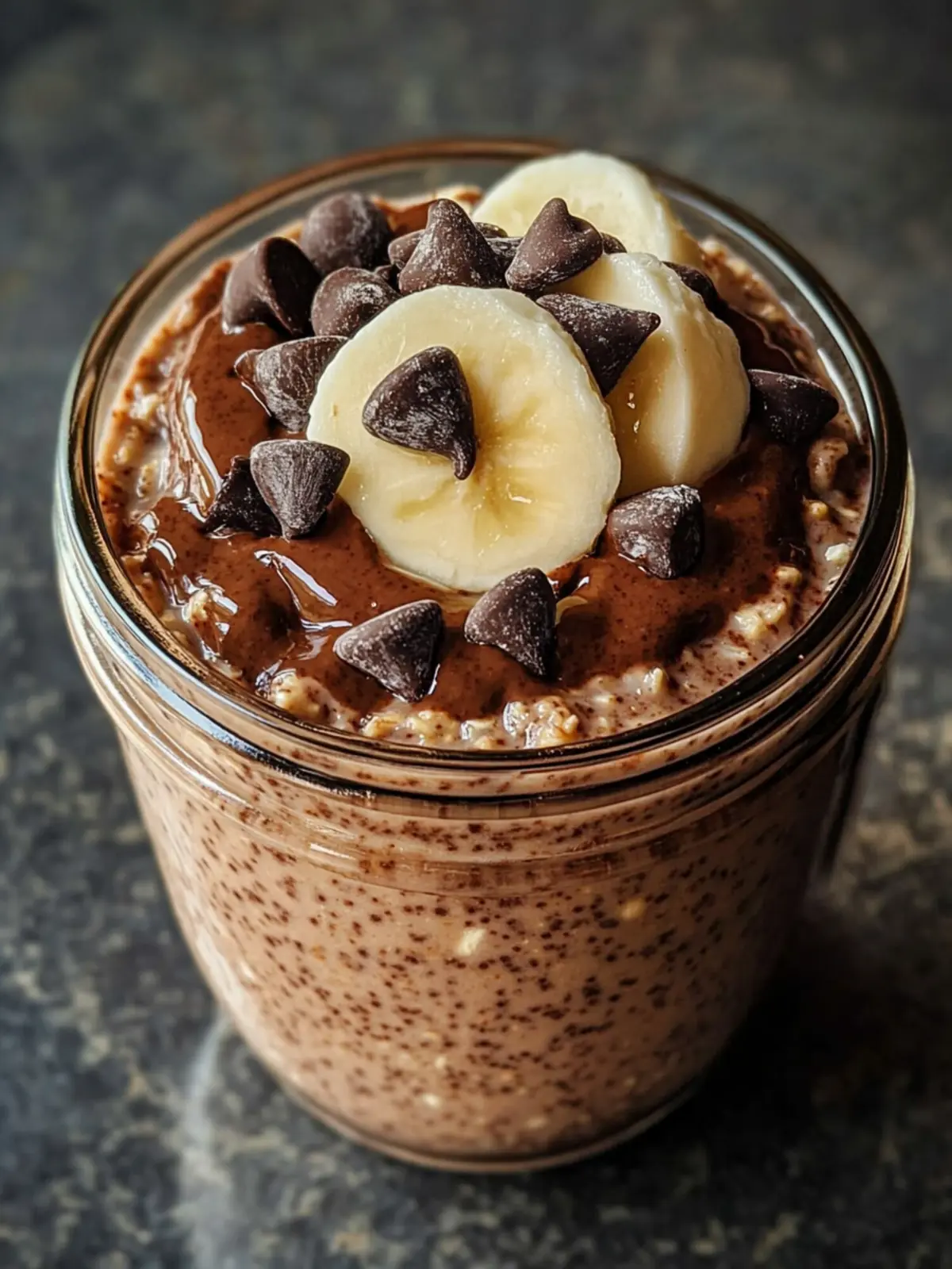 Brownie Batter Overnight Oats