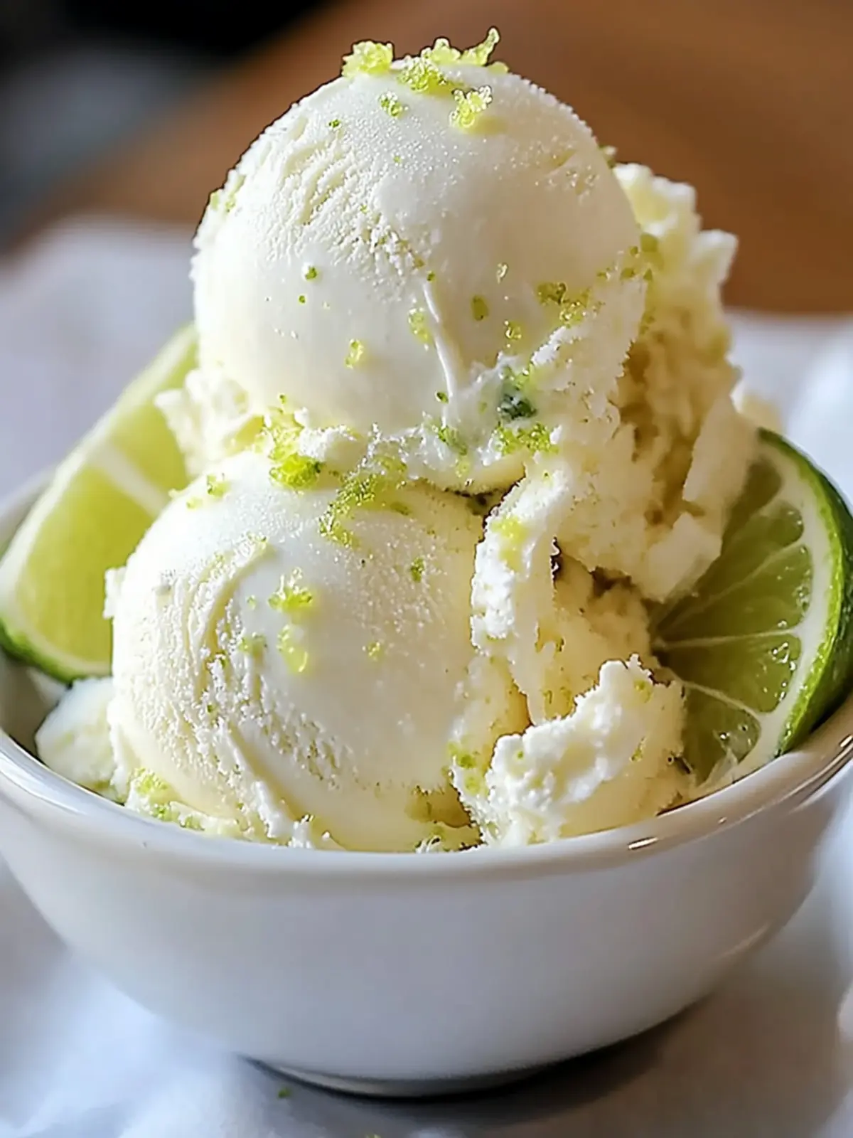 Homemade Key Lime Pie Ice Cream Recipe