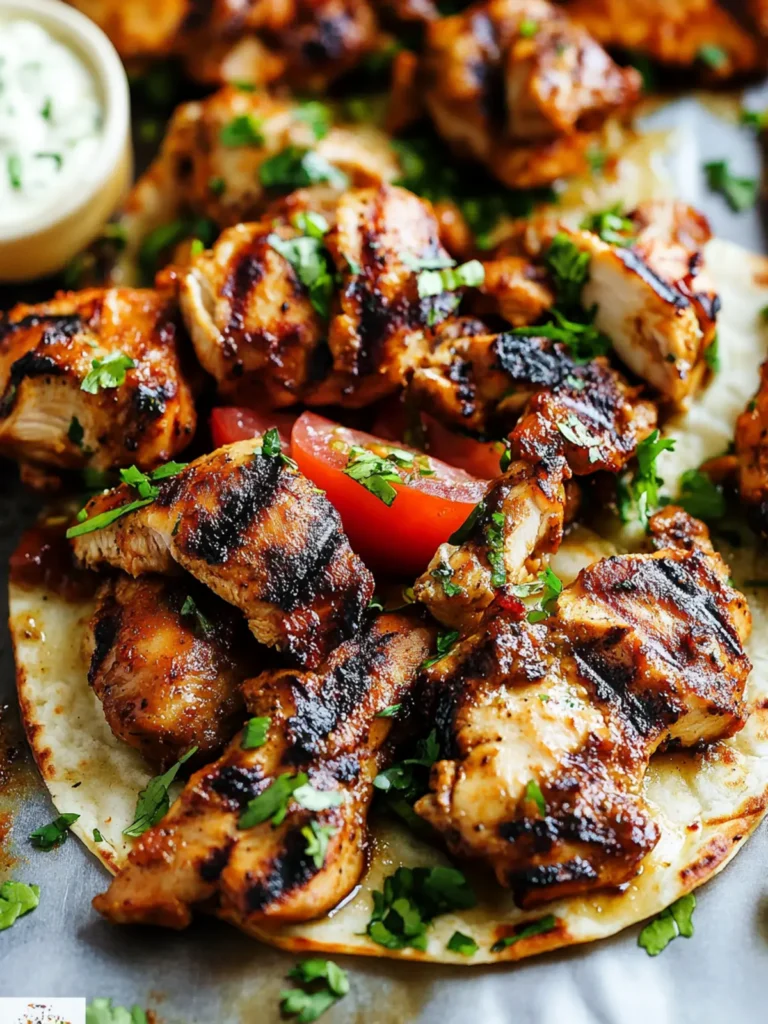 Grilled Chicken Shawarma Recipe
