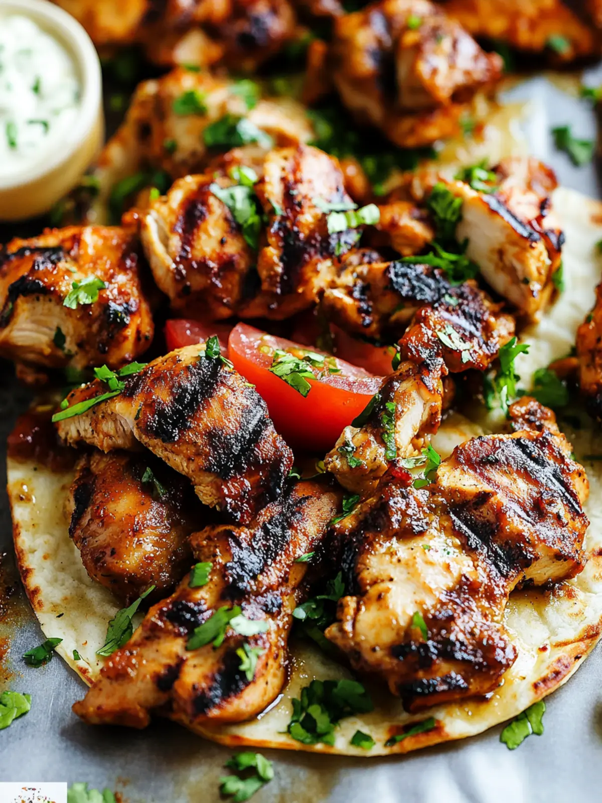 Grilled Chicken Shawarma Recipe