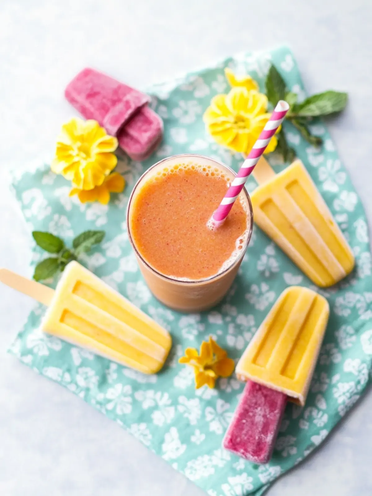 Cold Buster Smoothie (and Popsicles) for Toddler + Kids