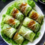 Steamed cabbage rolls