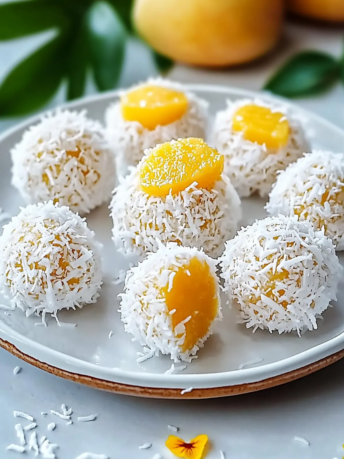 Coconut Mango Bliss Balls