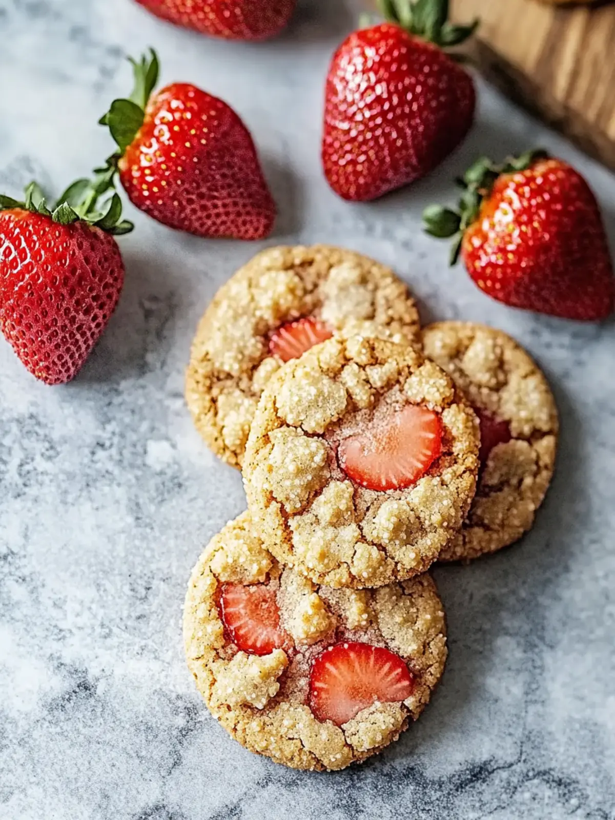 Strawberry Crunch Cookies