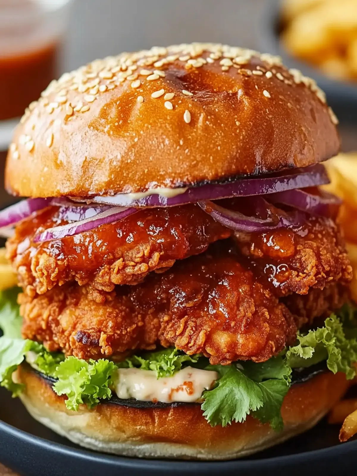 Honey Chipotle Fried Chicken Sandwich Recipe