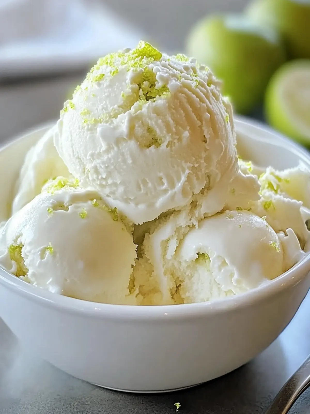 Homemade Key Lime Pie Ice Cream Recipe