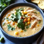 Cozy Up with Creamy Healthy Crockpot White Chicken Chili