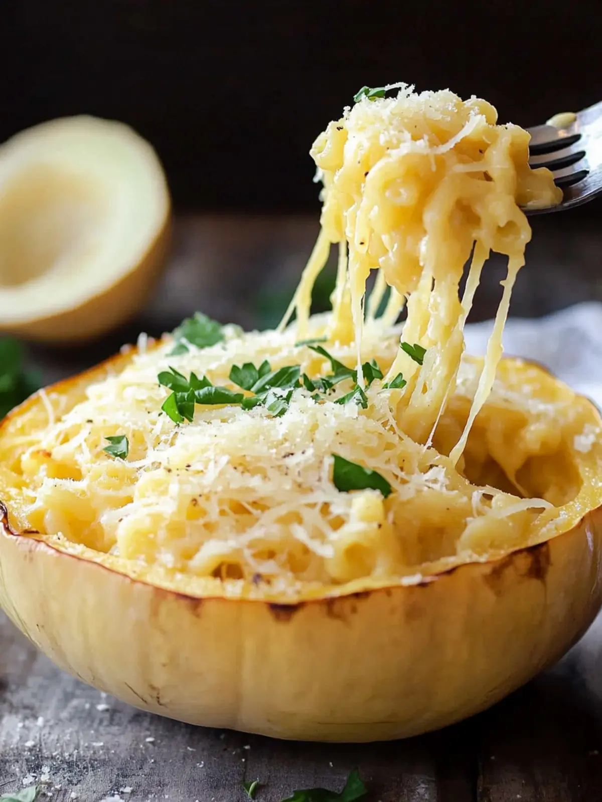 Spaghetti Squash Mac and Cheese