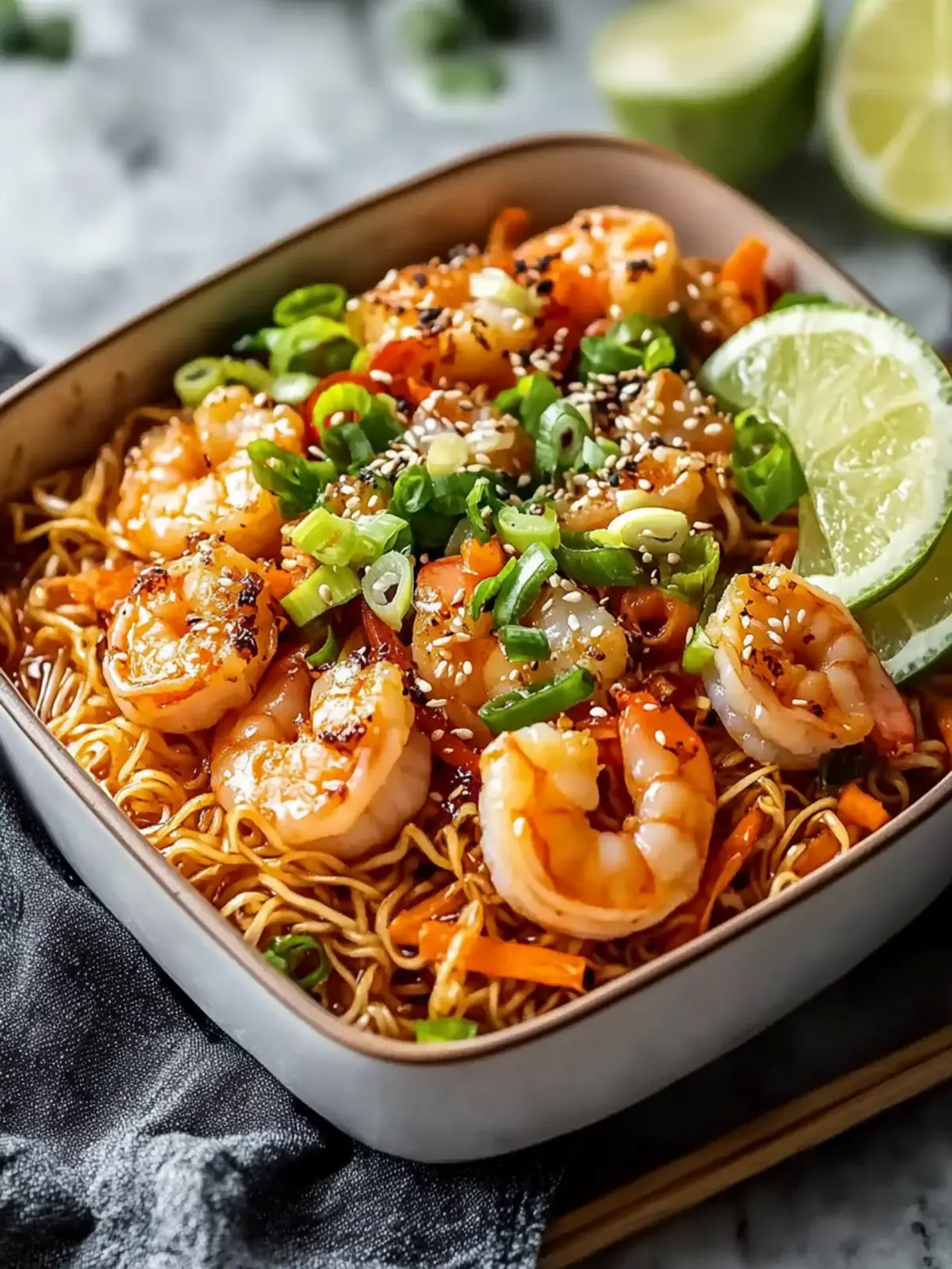 Juicy Bang Bang Shrimp Noodle Bowl
