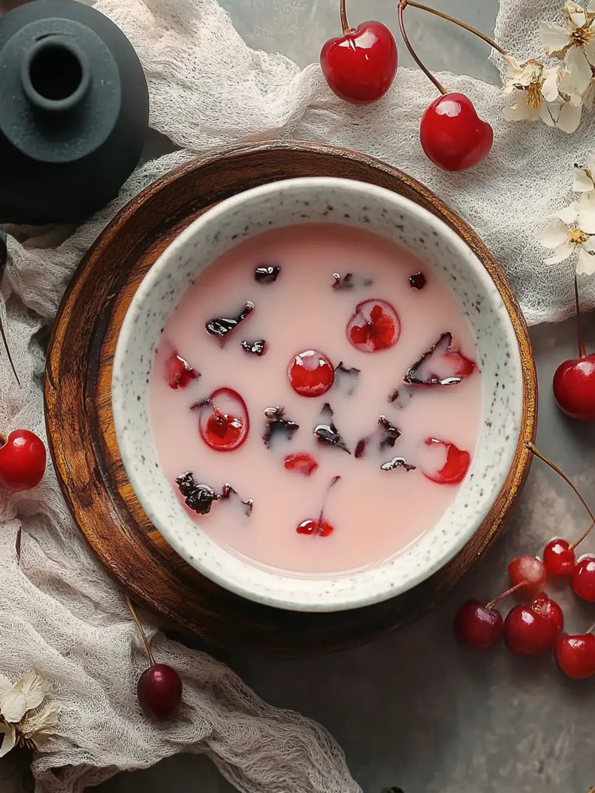 Cherry Earl Grey Milk Tea