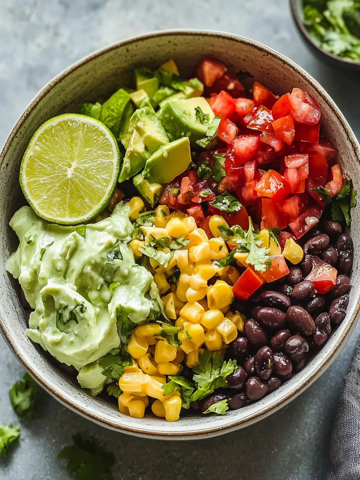 Zesty Lime Marinated Black Bean Bowl