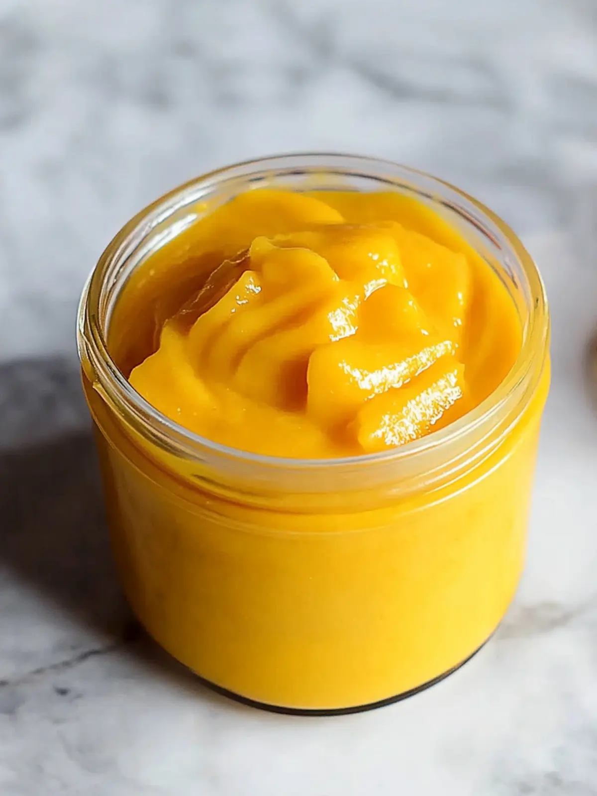 Easy Vegan Mango Curd