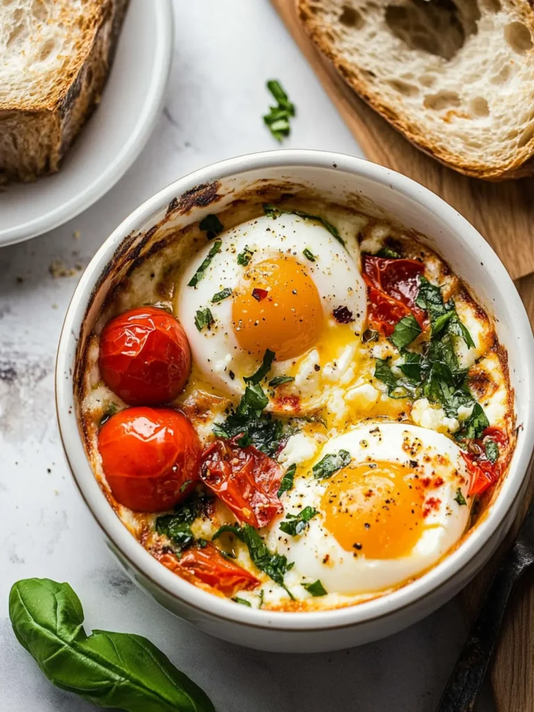 Baked Feta Eggs Recipe
