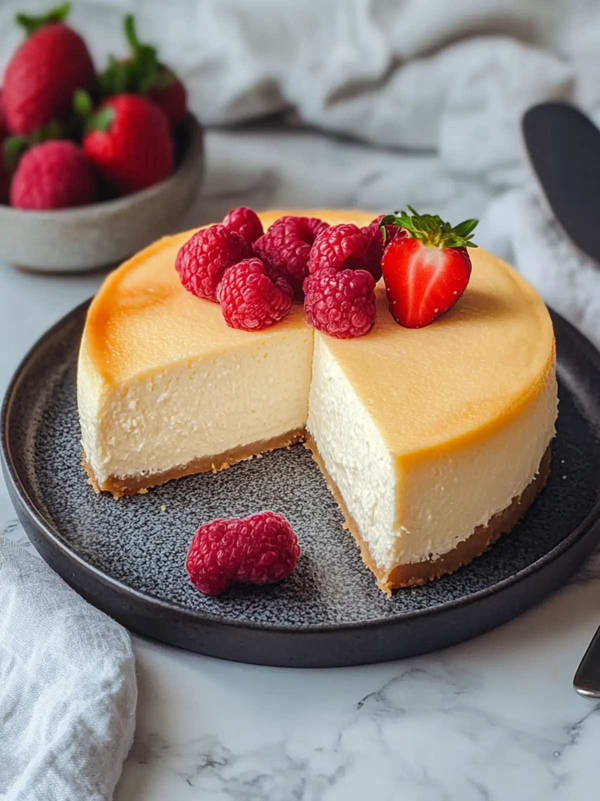 Creamy Viral 2-Ingredient Japanese Cheesecake