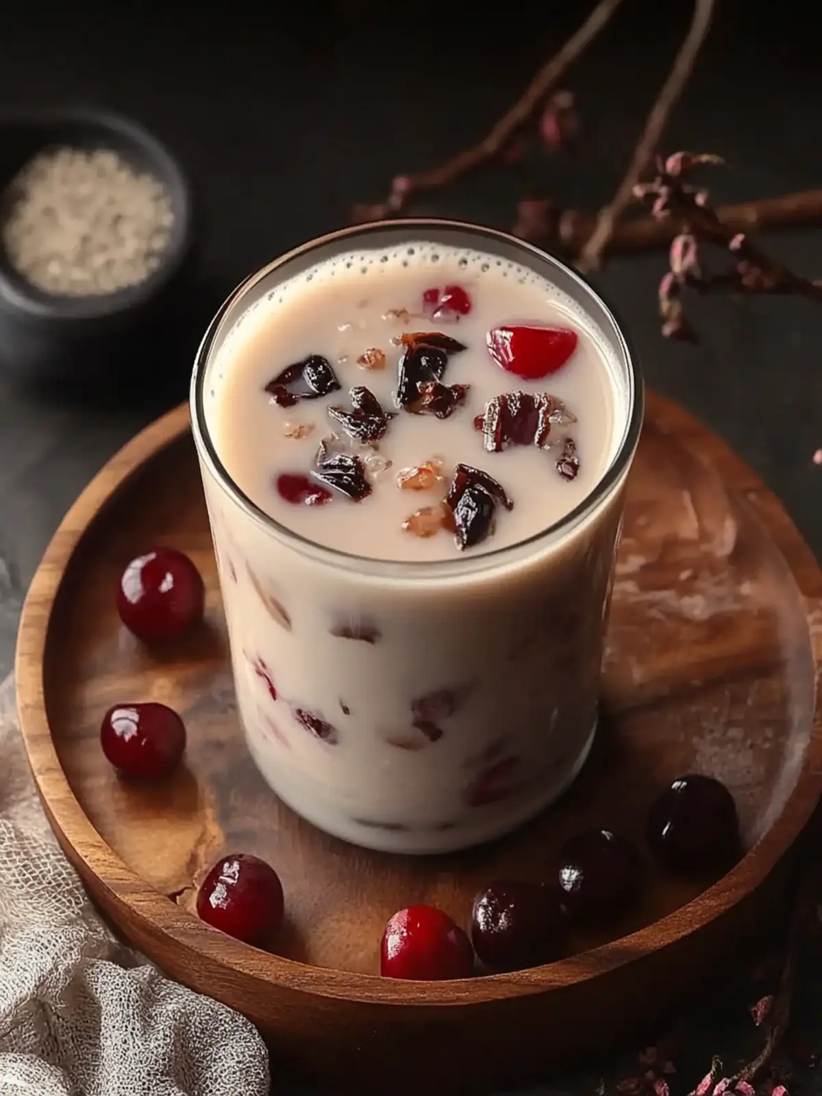 Cherry Earl Grey Milk Tea