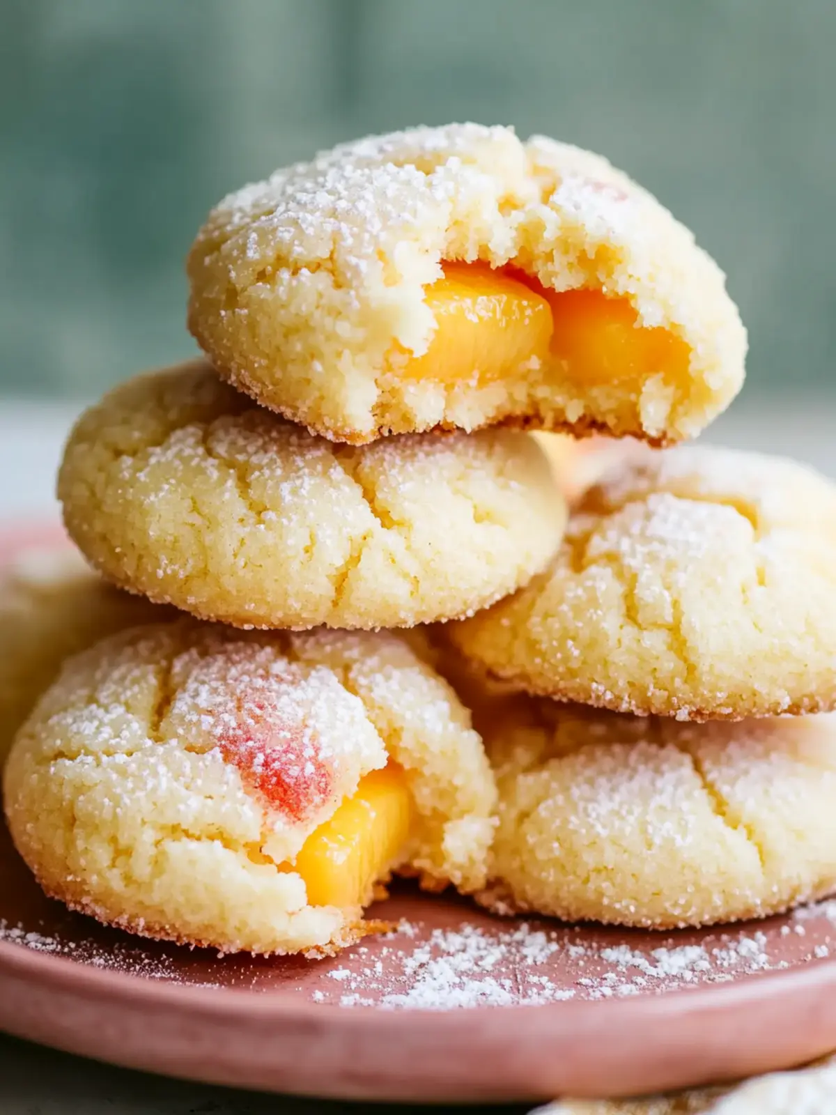 Ricotta Peach Cookies
