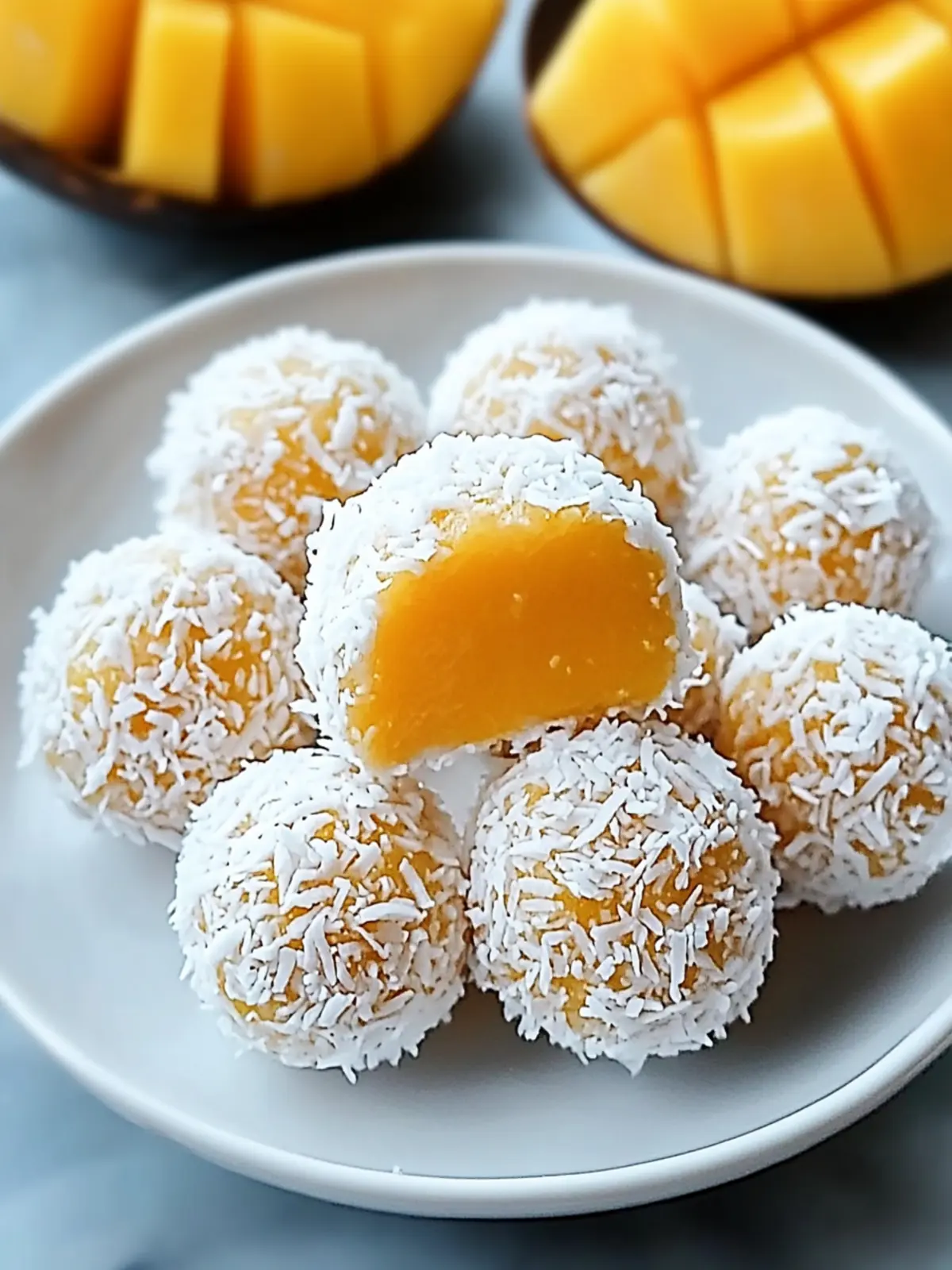 Coconut Mango Bliss Balls