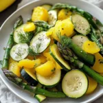 Asparagus with Zucchini and Squash