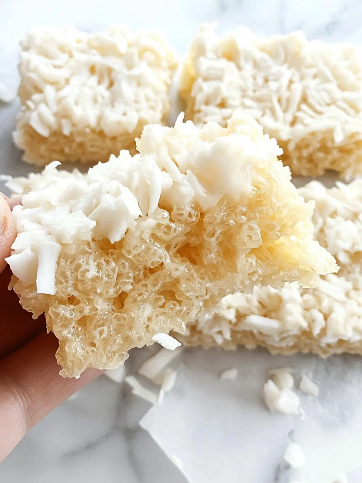 Coconut Lover's Rice Krispy Treats