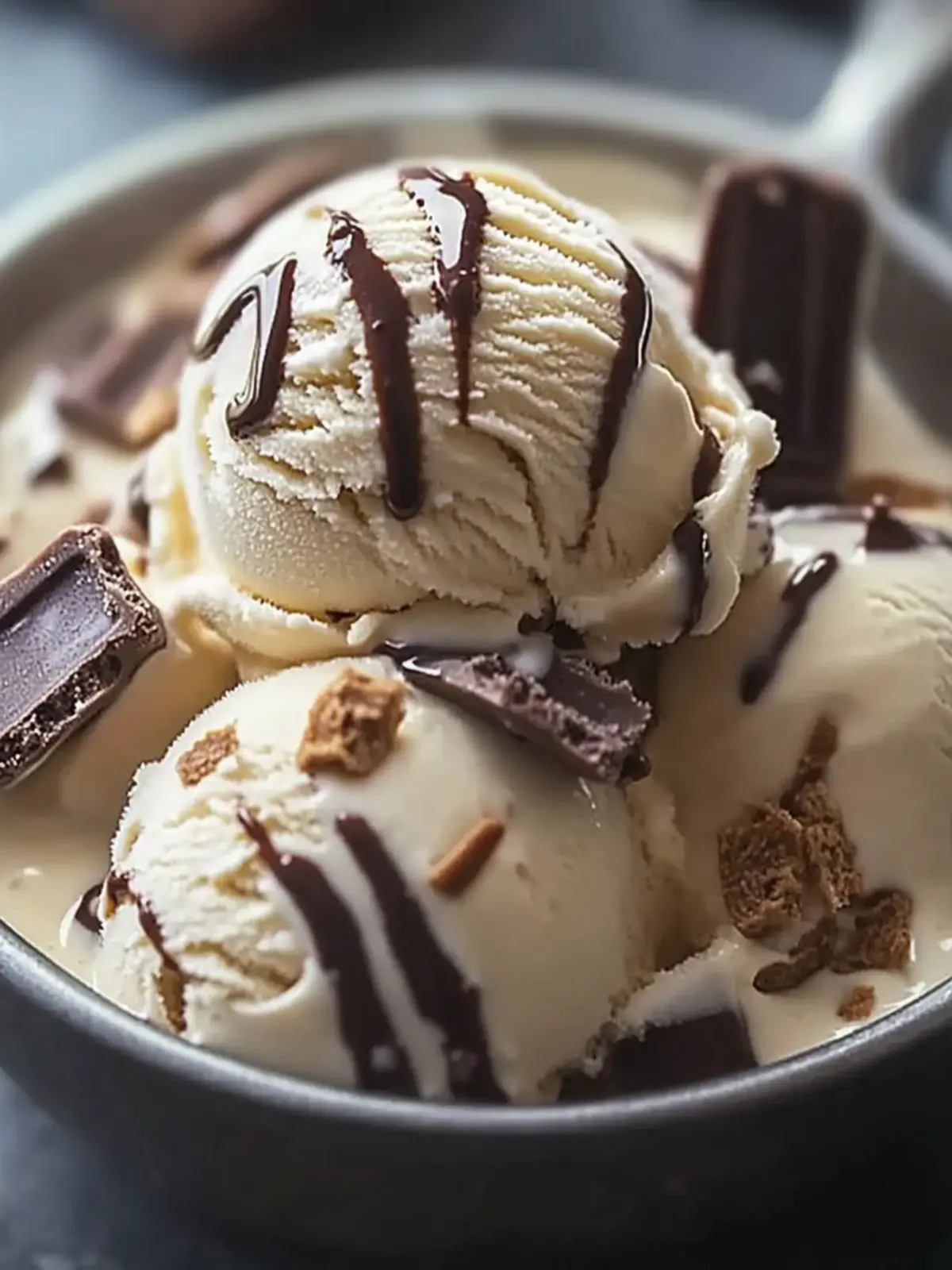 Homemade Moose Tracks Ice Cream