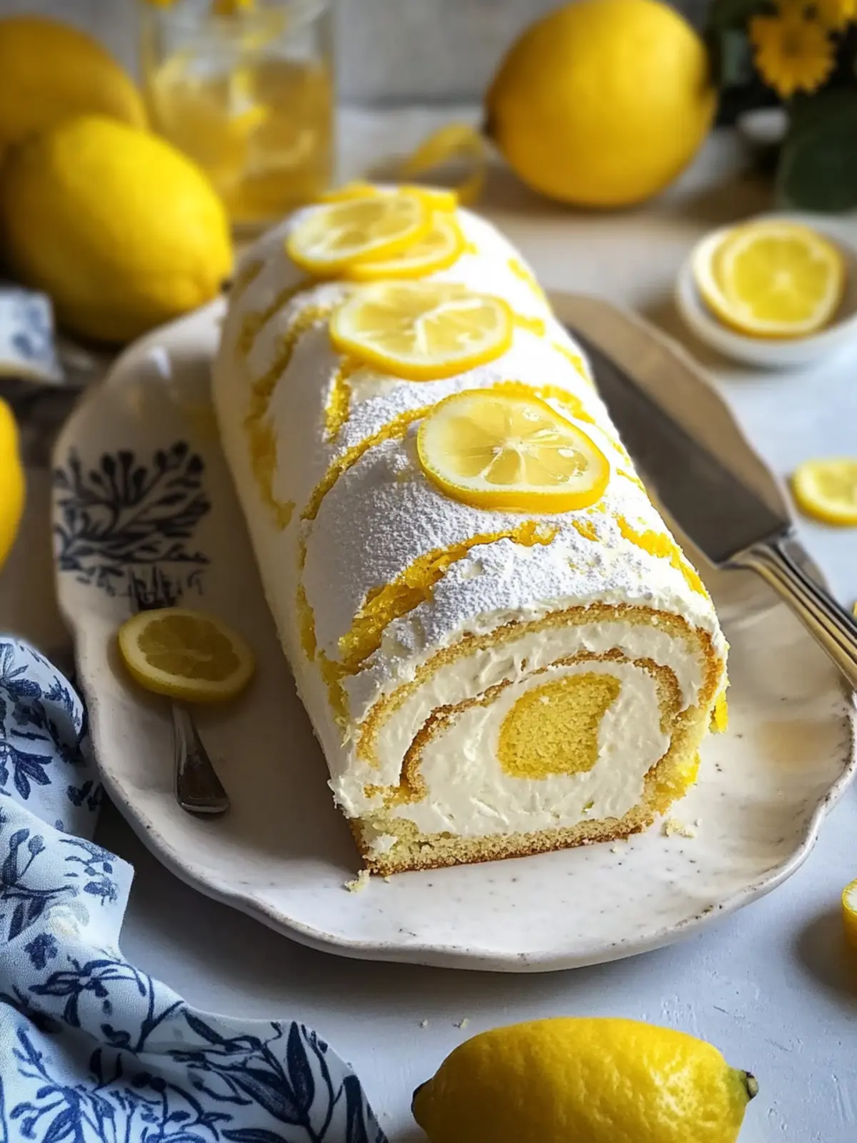 Lemon Swiss Roll