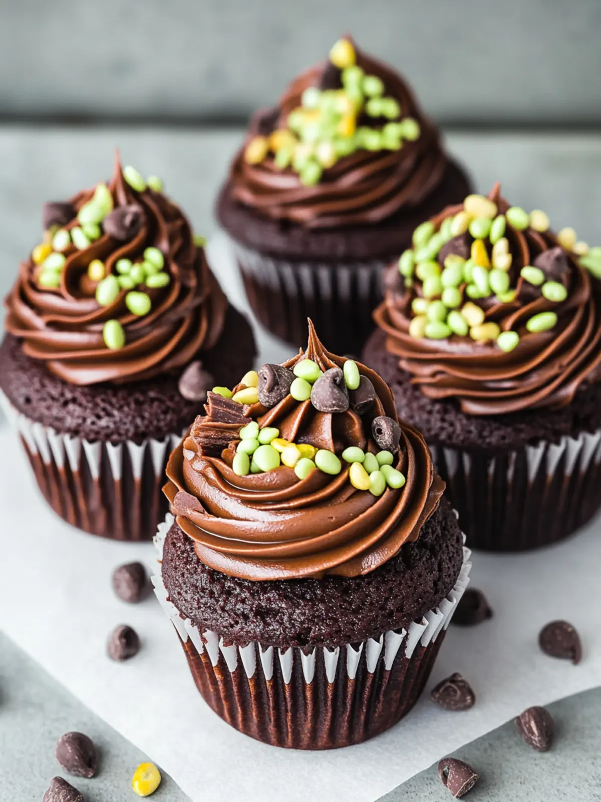 Dubai Chocolate Cupcakes