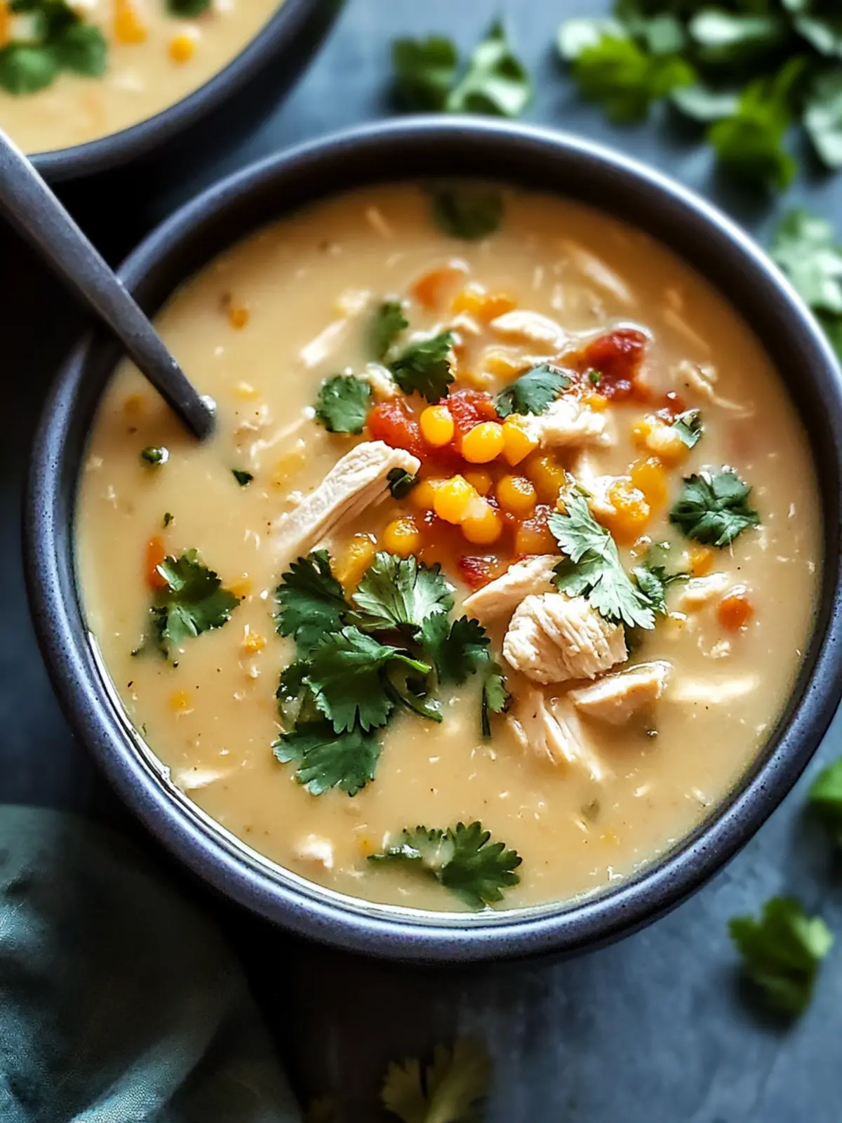 Cozy Up with Creamy Healthy Crockpot White Chicken Chili