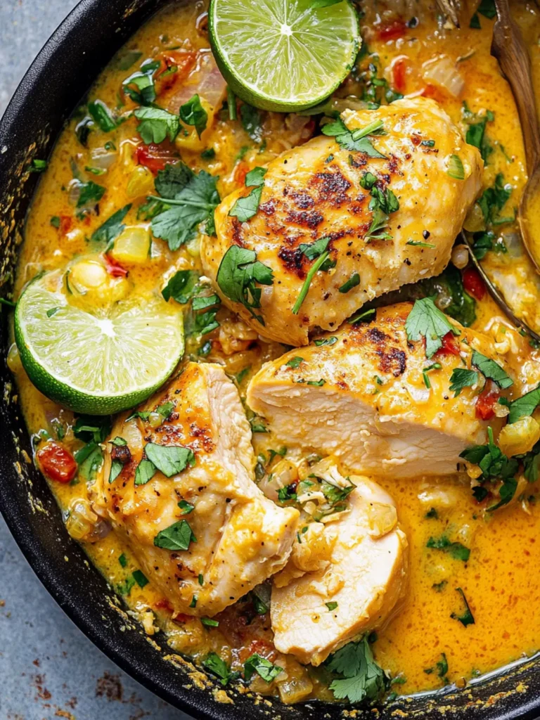 One Pan Coconut Lime Chicken